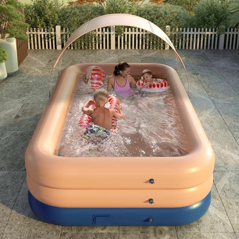 

Портативная пластиковая детская ванна, большая толстая надувная ванна для взрослых, Товары для ванной DG50