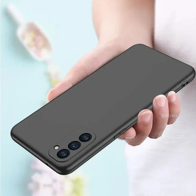 SUREHIN приятный чехол для OPPO A55S 5G красный черный зеленый матовый защитный