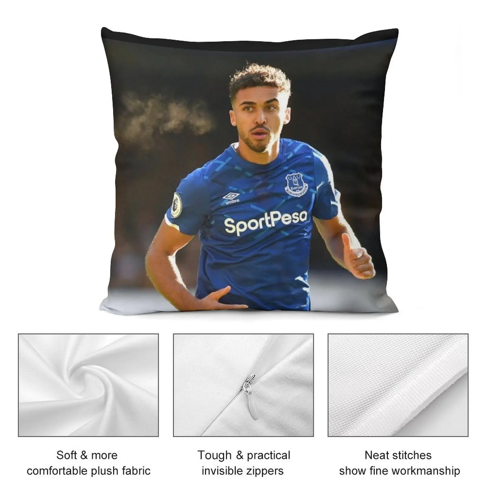 Рождественская декоративная подушка Dominic Calvert-Lewin #545 для дома