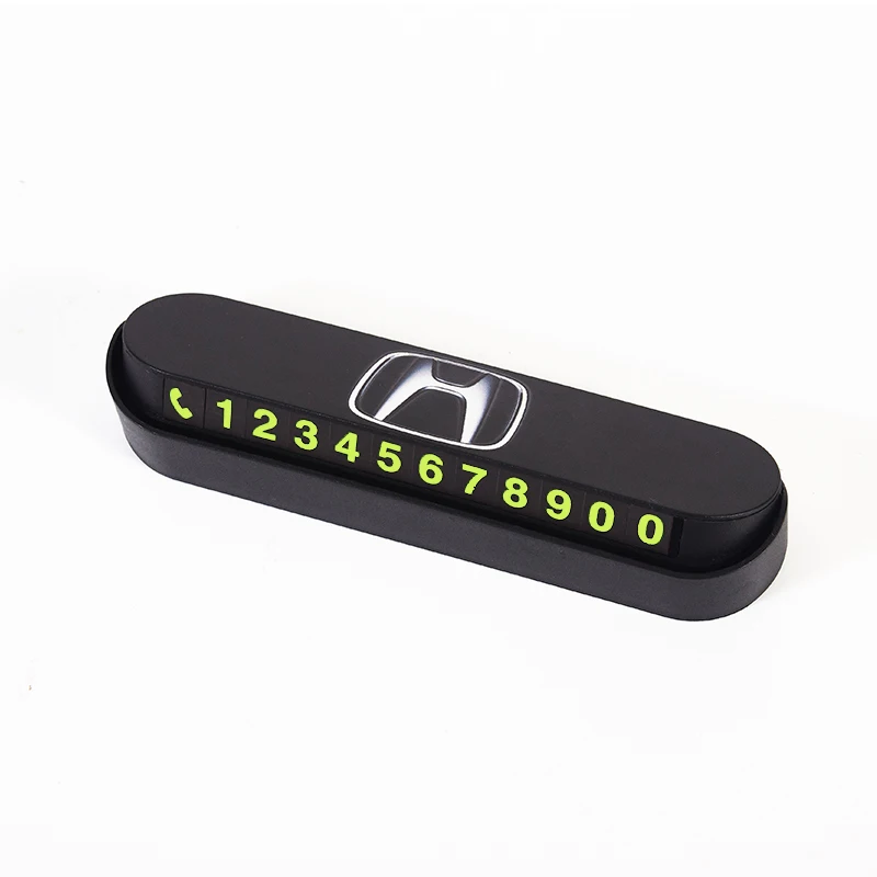 

Car Temporary Parking Card Phone Number Card for Honda Civic XR-V HR-V City Accord Odyssey Spirior CRV Jazz Auto Acccessories