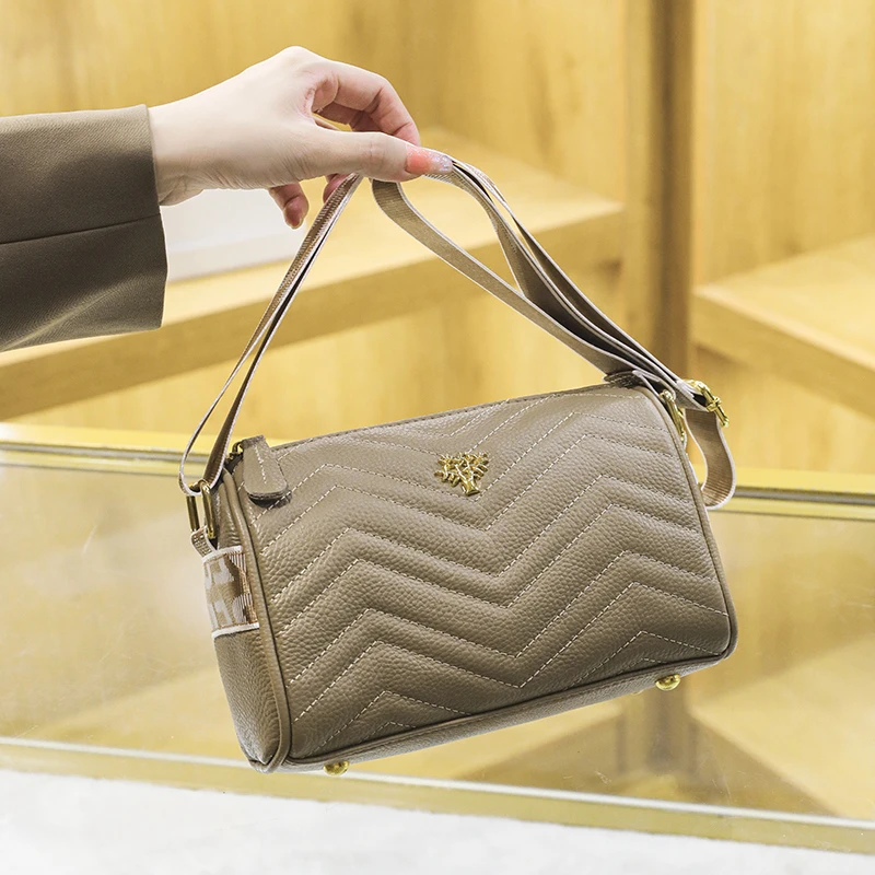 

Women's Bags Luxury Designer Handbags Female Genuine Leather Shoulder Messenger Bags Fashion Cow Leather Crossbody Bag for Women