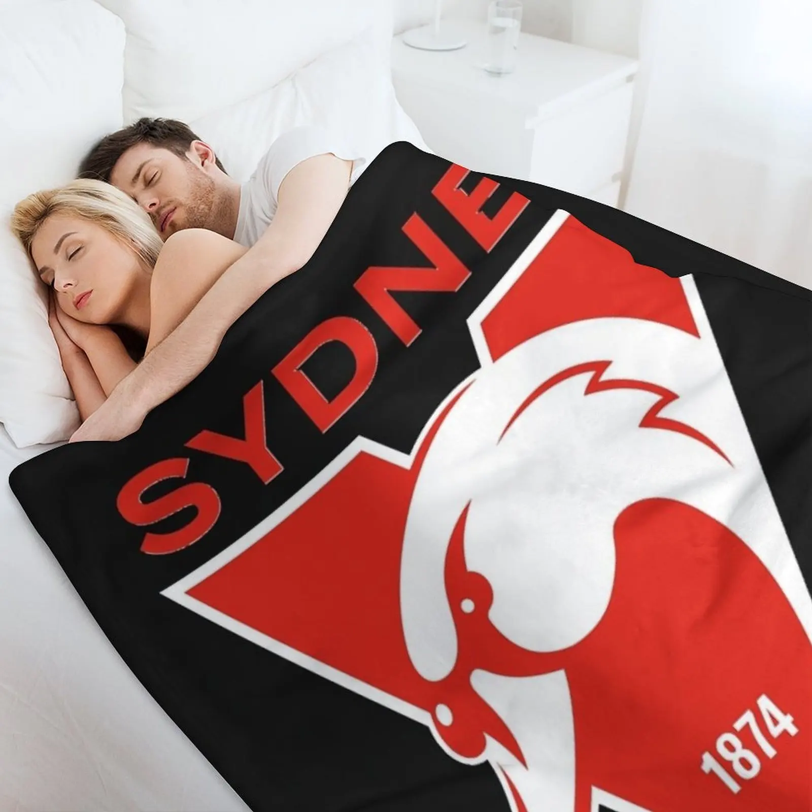 Классическая футболка Sydney the Bloods Swans Haughty Swannies-Logos плед