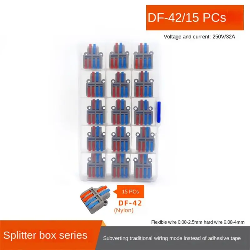 

Convenient Connection Terminal Block Universal Building Wiring Wire Harness Flame Retardant Quick Cable Connectors Mini Reliable