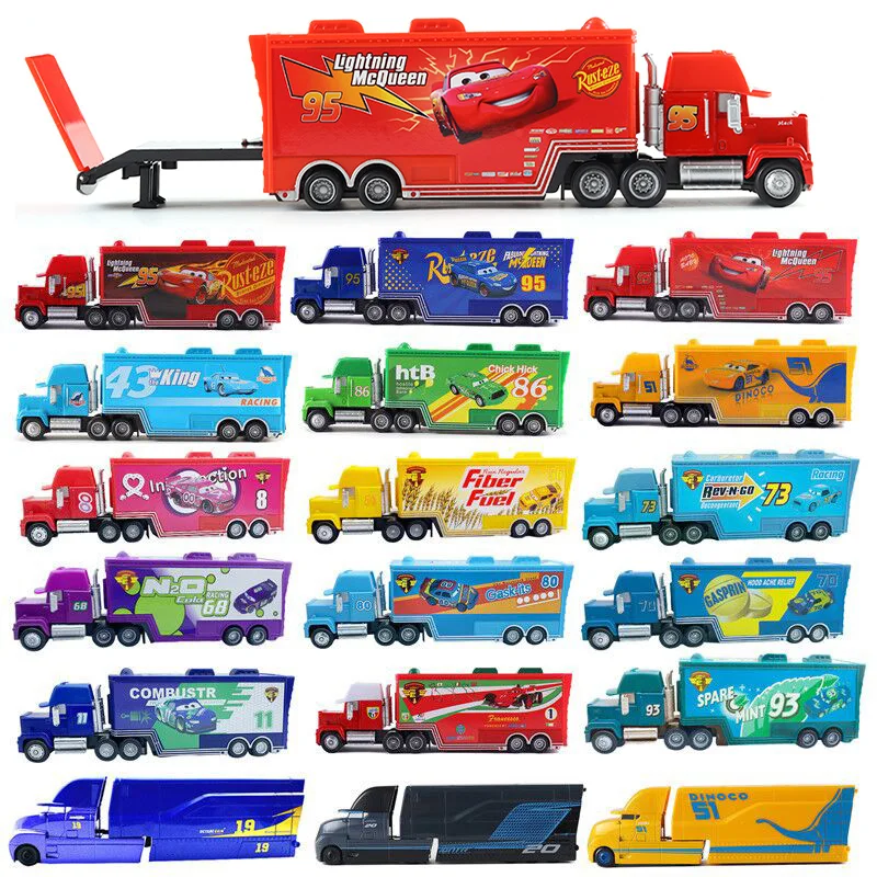

Disney Pixar Racing 2 3 игрушка Молния Маккуин Джексон шторм Майк дядюшка грузовик 1:55 модель автомобиля из сплава Бутик Дети Рождество