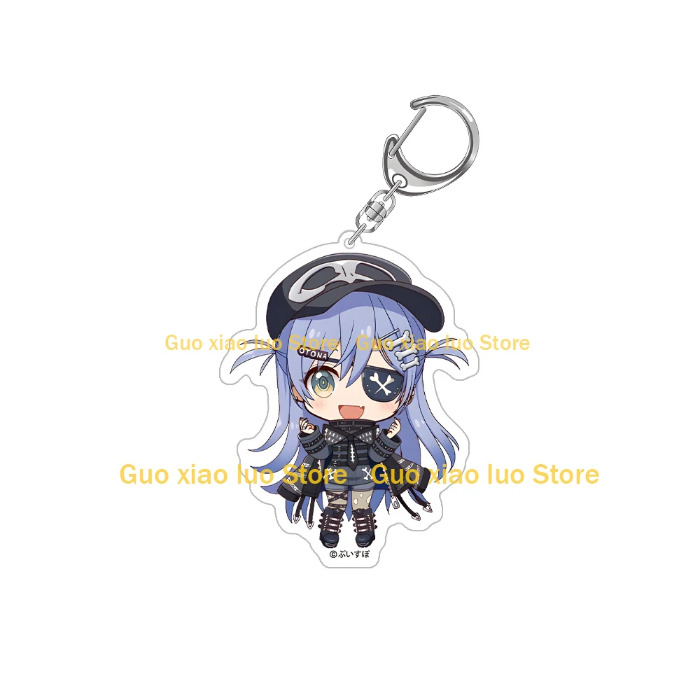 Фото VTuber VSPO GiGO Limited Edition YUMENO AKARI KOMORI MET SHIRANAMI RAMUNE NEKOTA TSUNA Chibi Kawaii Акриловый брелок Подвеска для сумки №4