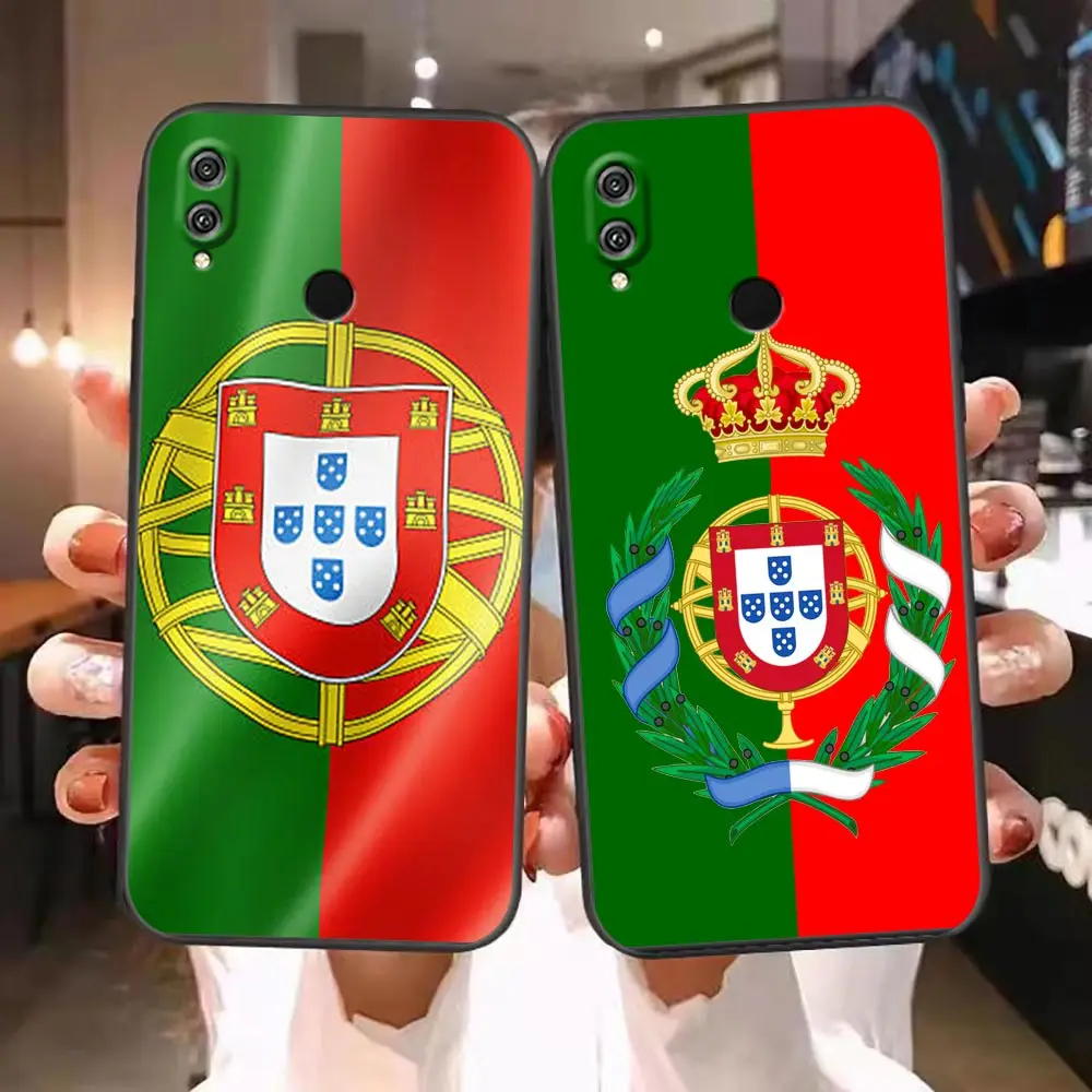 Case For HUAWEI Honor 9X 9 8 8X Max 80 70 60 50 30 20 10 10I NOTE 10 Lite Pro Case Cover Funda Coque Shell Capa Flag Of Portugal