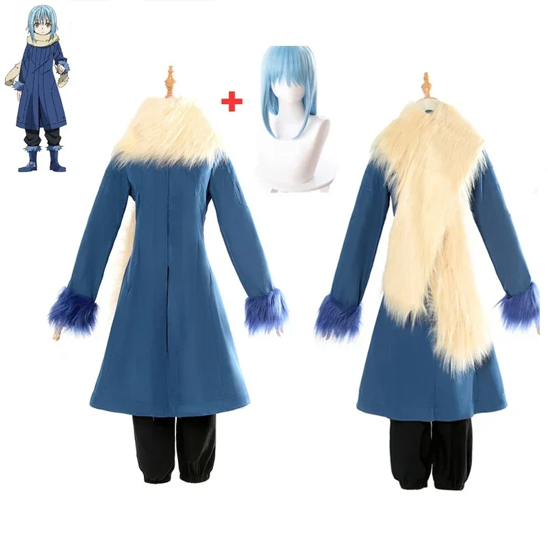 Rimuru Tempest костюмы для косплея Tensei Shitara Slime Datta Ken аниме That Time I Got Reincarnated As A парик