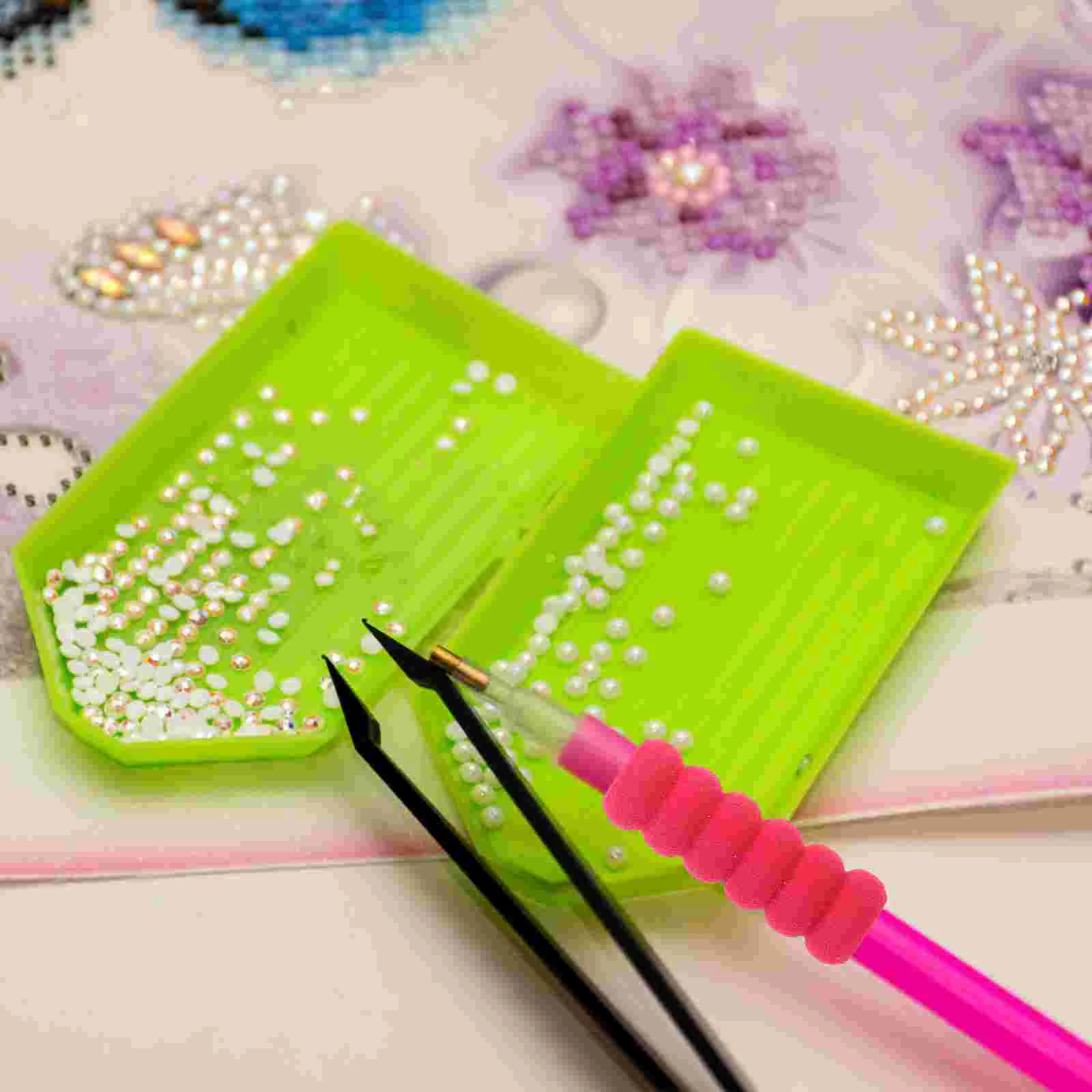 

10pcs Diamond Drill Non-slip Drill Pen Cover Sectional Sleeve(Assorted Color)