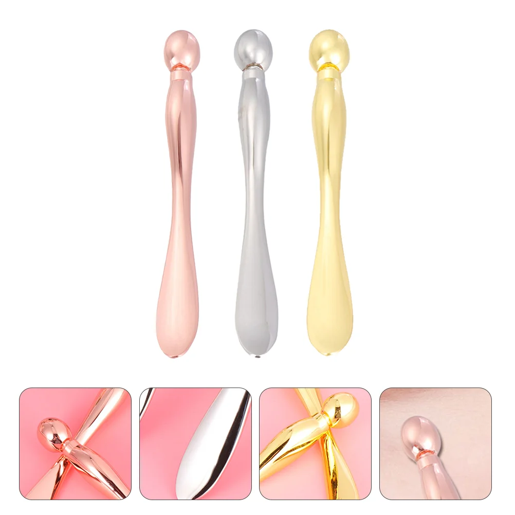 

Eye Facecream Spatularoller Anti Stick Kit Reducer Puffiness Facialwrinkle Wand Sticksmetal Spoon Aging