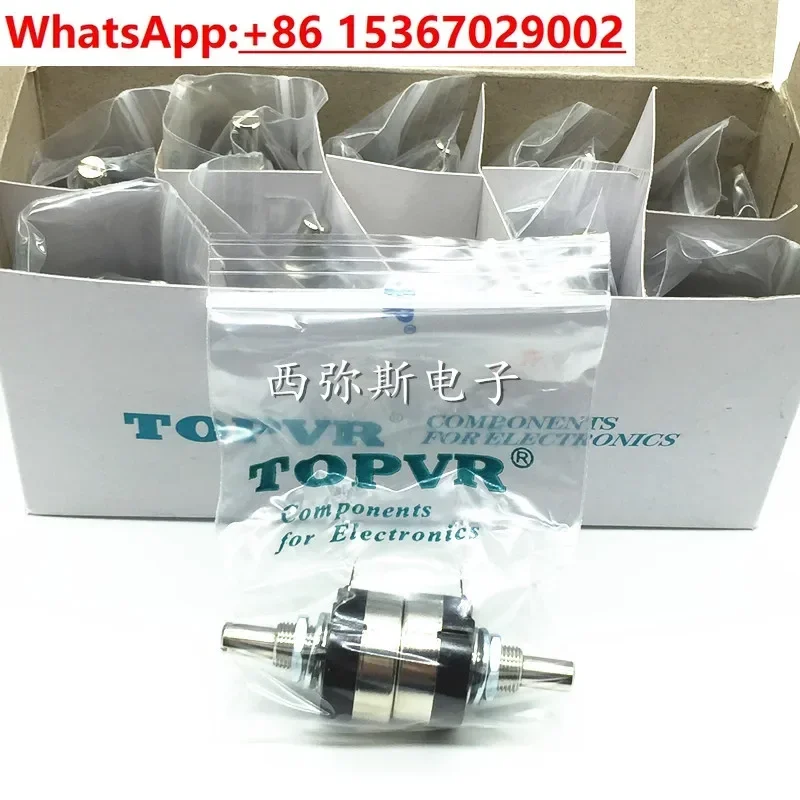 5 шт. TOPVR однооборотный потенциометр RV24YN20SB502 B103 подходящий циферблат + ручка