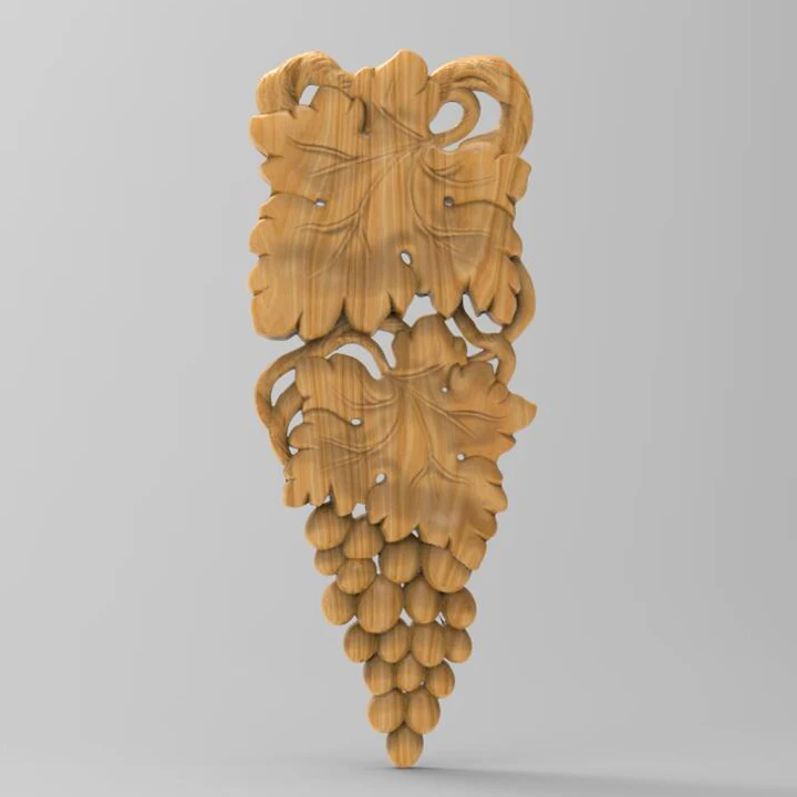 10 шт. Виноградные лозы 3D модель STL для фрезера