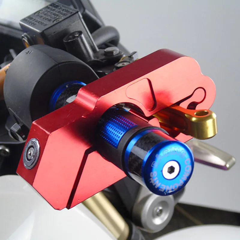 

Motorcycle Handlebar Lock Handlebar Brake Handle Solid Lock Imitating Steal Lock Pull Rod ATV Dirt Street Bikes Anti Theft 2023
