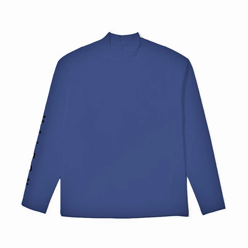 Malbon Spring Summer Casual Golf Crew Neck T-shirt Men's Fast Dry Air Permeability Black/White Slim Fit Sports Men Long Sleeve