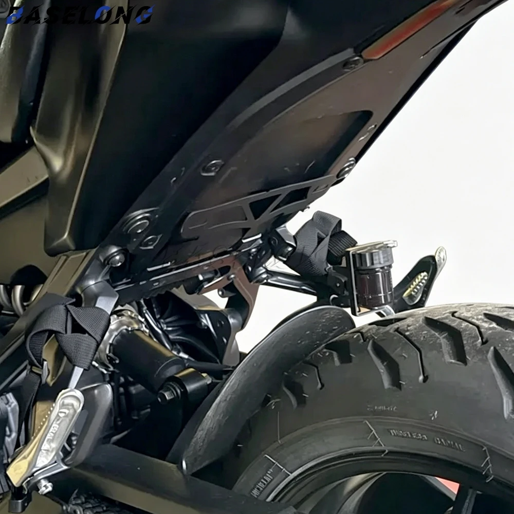 Фото Для мотоциклов YAMAHA MT-09/SP MT09 MT 09 Y-MAT 2024 2025 2026: Низкопозиционный кронштейн для крепления номерного знака (Fender Eliminator) №3