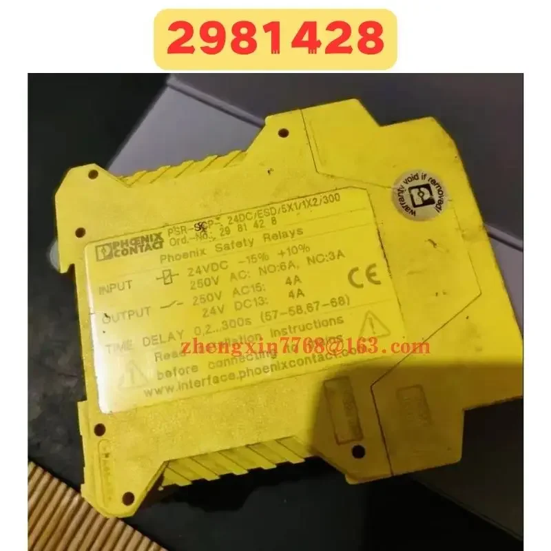 Б/у реле 2981428 PSR-SCP-24DC/ESD/5X1/1X2/300 Нормальная функция протестирована в порядке