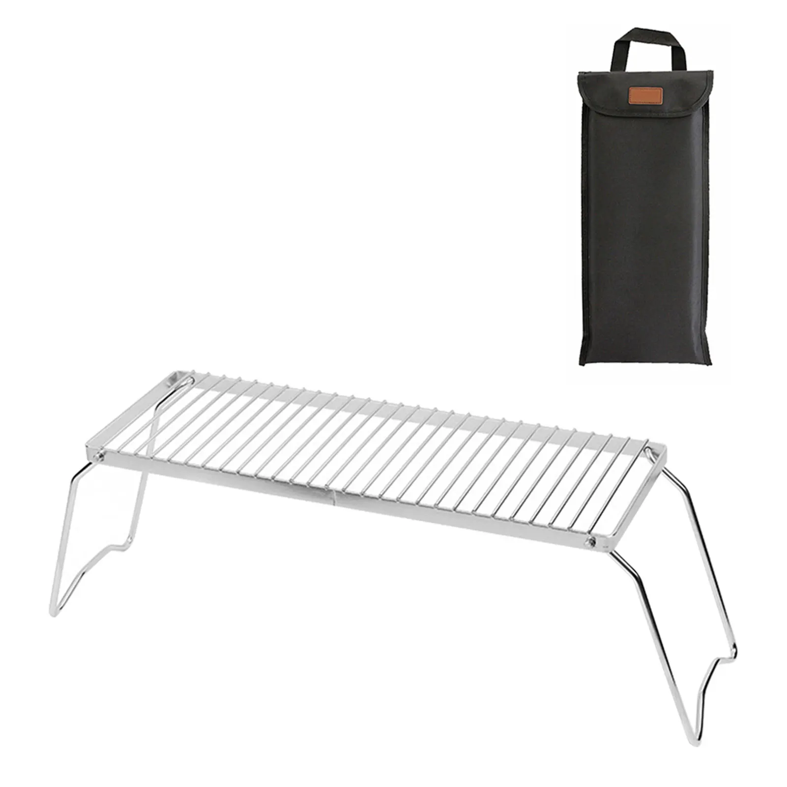 

Stainless Steel Universal Kitchen Home Folding Barbecue Grill Rack Food Outdoor Cooking Tools Portable Meat Camping Picnic