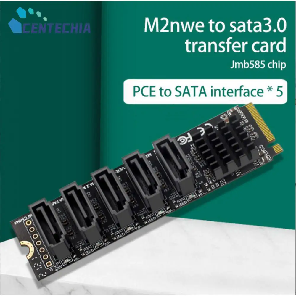 

Saving Mode M2nwe To Sata 3.0 Transfer Card Practical Supports Pm Jmb58 Ph56 M.2 Computer Expansion Card Plug And Play 6g 5 Port