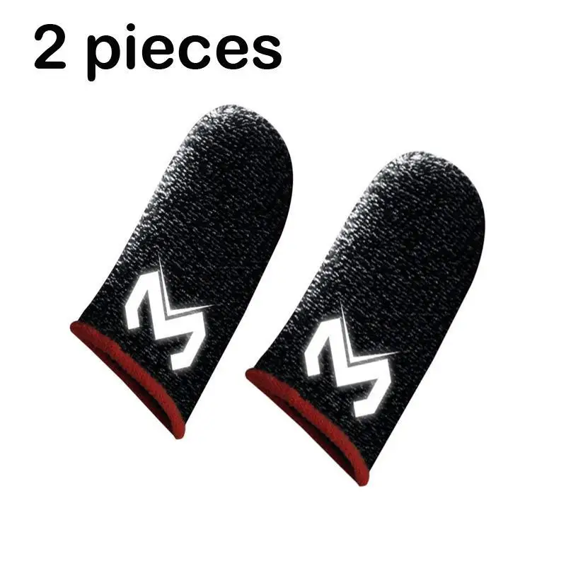 

Silver Fiber Mobile Gaming Screen Finger Cots Breathable Sweat-proof Finger Sleeve Gloves Chicken-eating Game Touch Cover