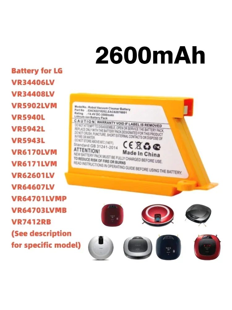 

Аккумулятор для робота-пылесоса Reoaoone CS-LVR590VX/CS-LVR594VX 5000mAh
