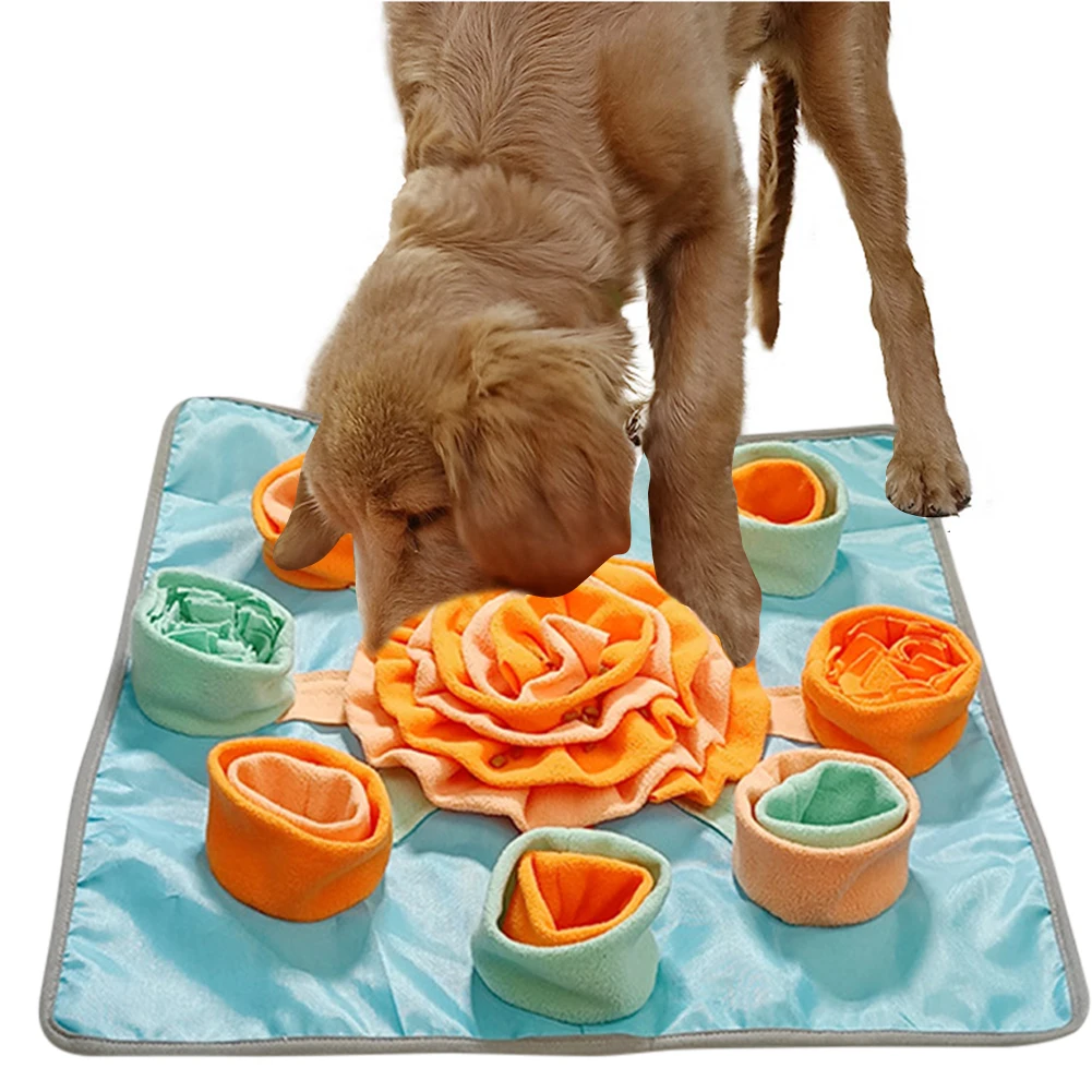 

Pet Sniffing Training Mat Dog Snuffle Blanket Consumes Energy Pads Stress Relief Nosework Workouts Puzzle Toys Pet Nose Pad