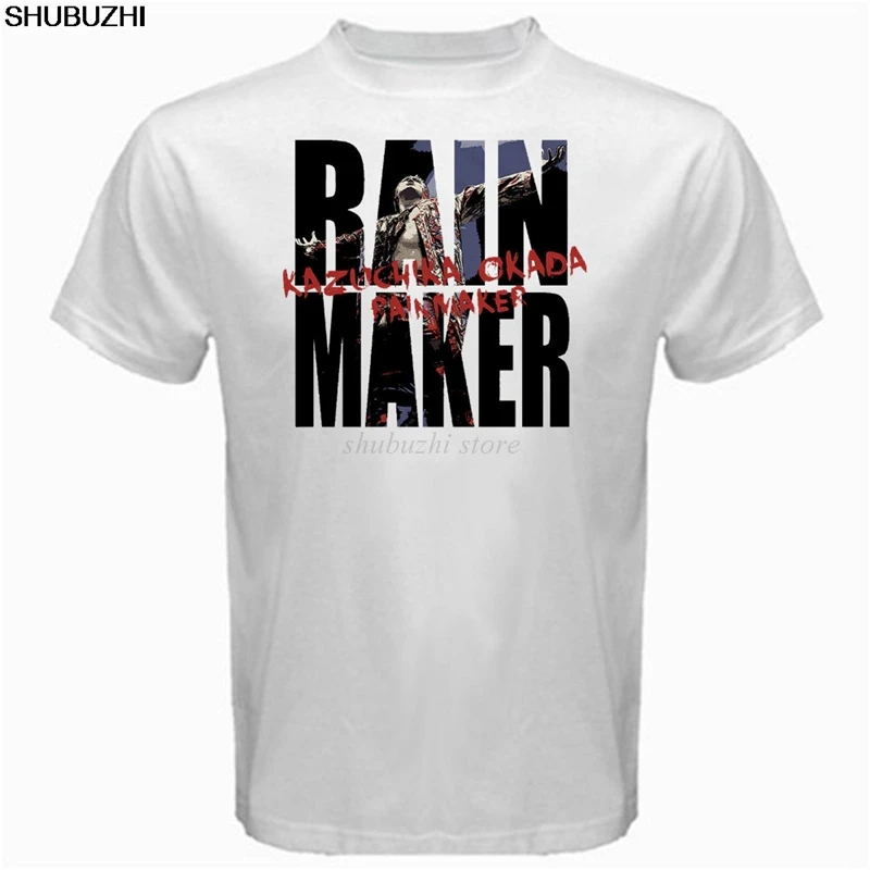 

T Shirt Making Short Sleeve Summer Crew Neck Mens Rainmaker Kazuchika Okada Japan Pro Wrestling Korm Tee Shirt sbz389