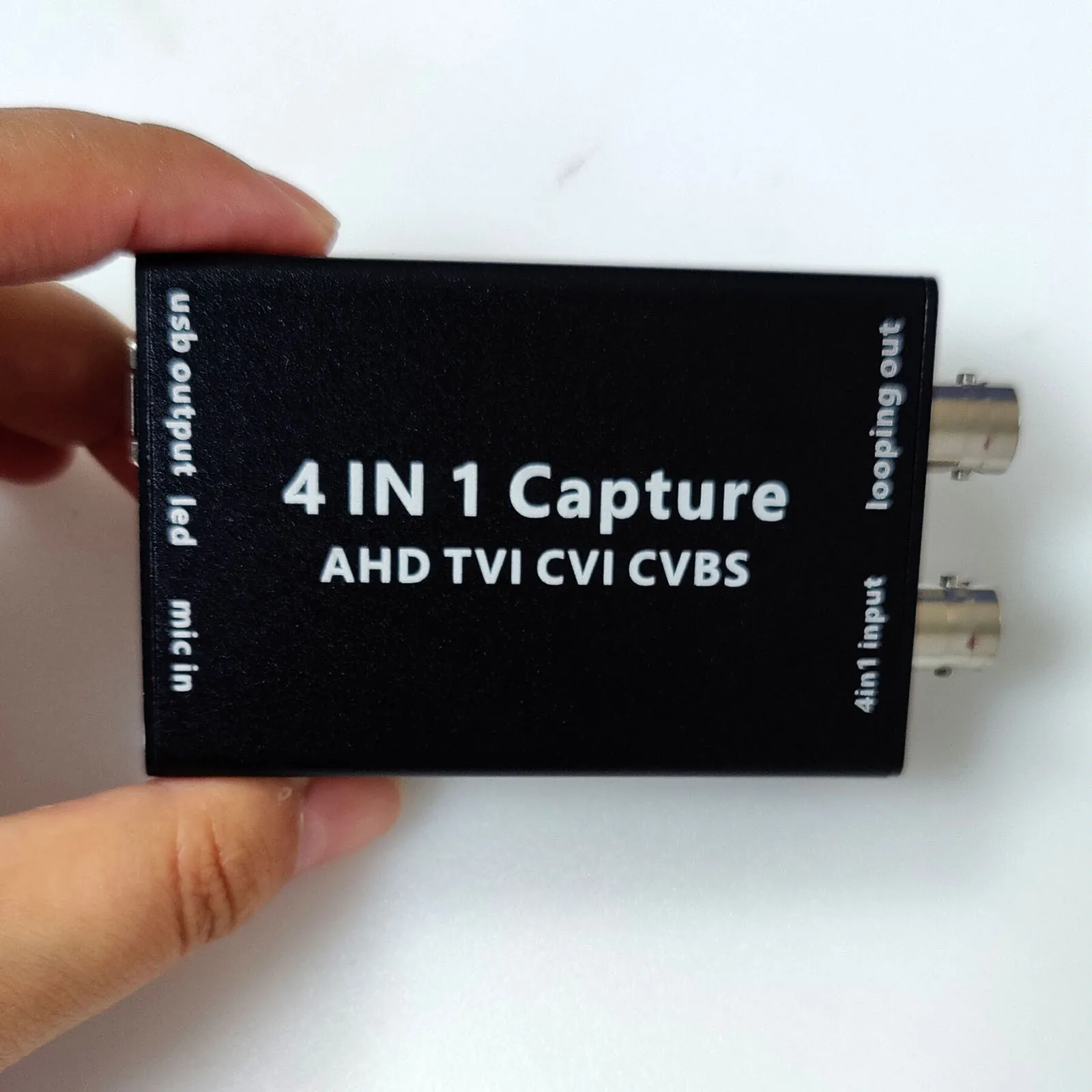 

4-in-1 Video Capture Card AHD to USB Video Capture Card AHD TVI CVI input and USB output to the computer plug-and-play CVBS