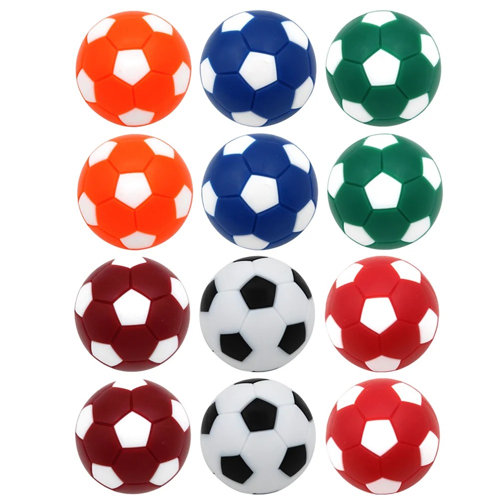 

12PCS Replacement Footballs Table Football Balls Foosball Table Balls Replacement Foosballs Foosball Soccer Balls