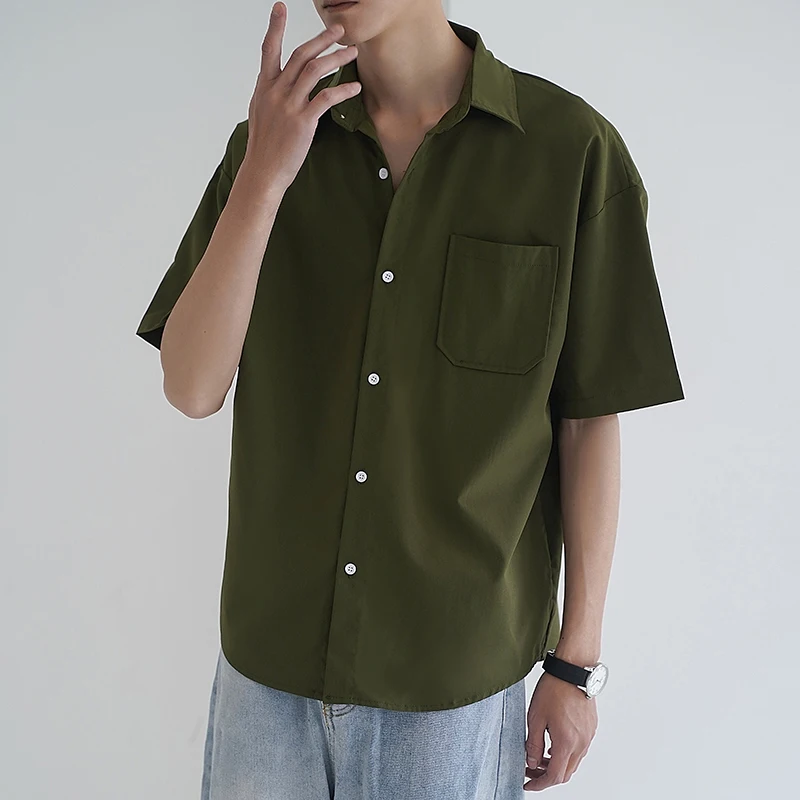 Summer Shirt Men Casual Shirts for Men 2022 White Shirt Men Summer Shirt Men Short Sleeve Shirt Summer Clothes for Men Vintage