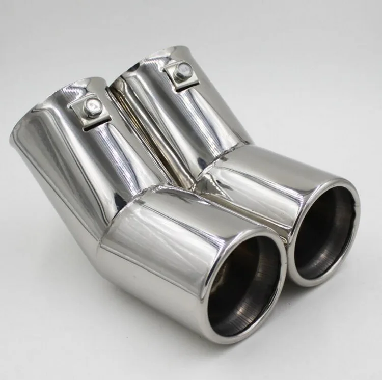 

Accessories Stainless Steel Rear Muffler Tip Tailpipe Exhaust Pipe Tail Chrome for VW MK4 Golf Jetta Bora 1999 2002-2006