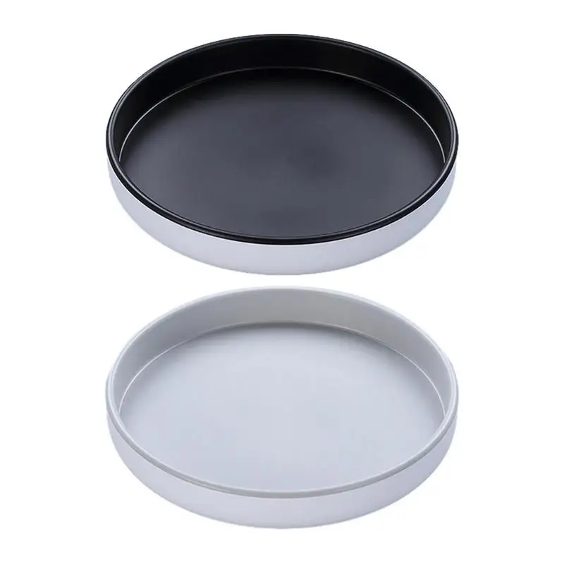 

Rotating Cabinet Organizer Bathroom Cosmetic Turntable Storage Tray Non-Skid Spice Rack Kitchen Wide Base Storage Bin Basket