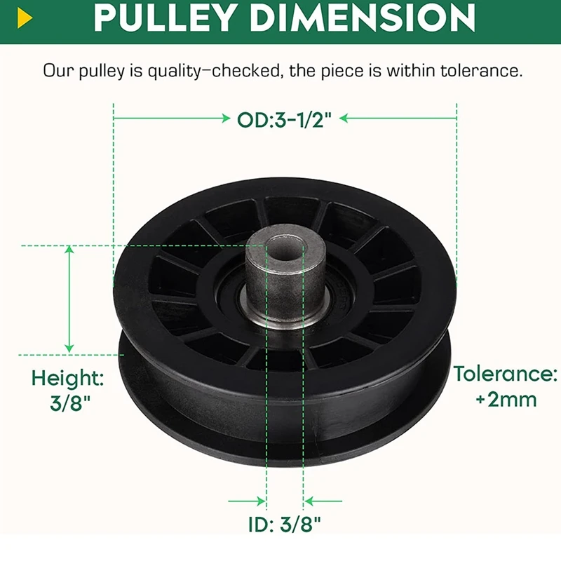 New2шт плоский натяжной шкив газонокосилки 194327 532194327 Для Poulan Husqvarna Craftsman 2042 LS PB20H42YT
