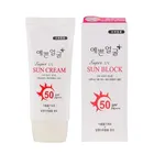 Крем солнцезащитный для лица SPF 50 PA+++ с улиткой и фитостволовыми клетками Well-being Health Pharm, 50 г