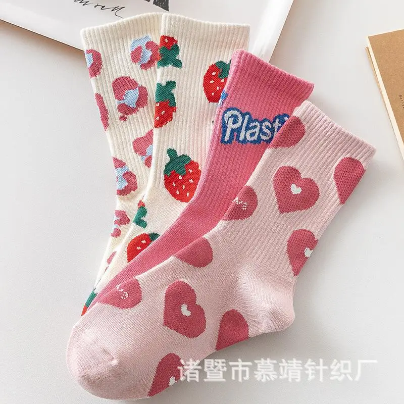 

Woman Socks Lolita Cotton Casual Polyester Standard Guangdong Middle Tube Socks Totoro Real