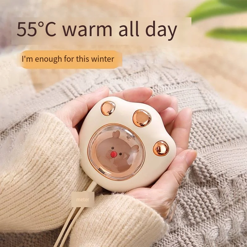 

Null BBA Winter USB Mini Spontaneous Heat Cat Claw Warm Hand Treasure Explosion-proof Portable Warm Quick Heat Warm Baby