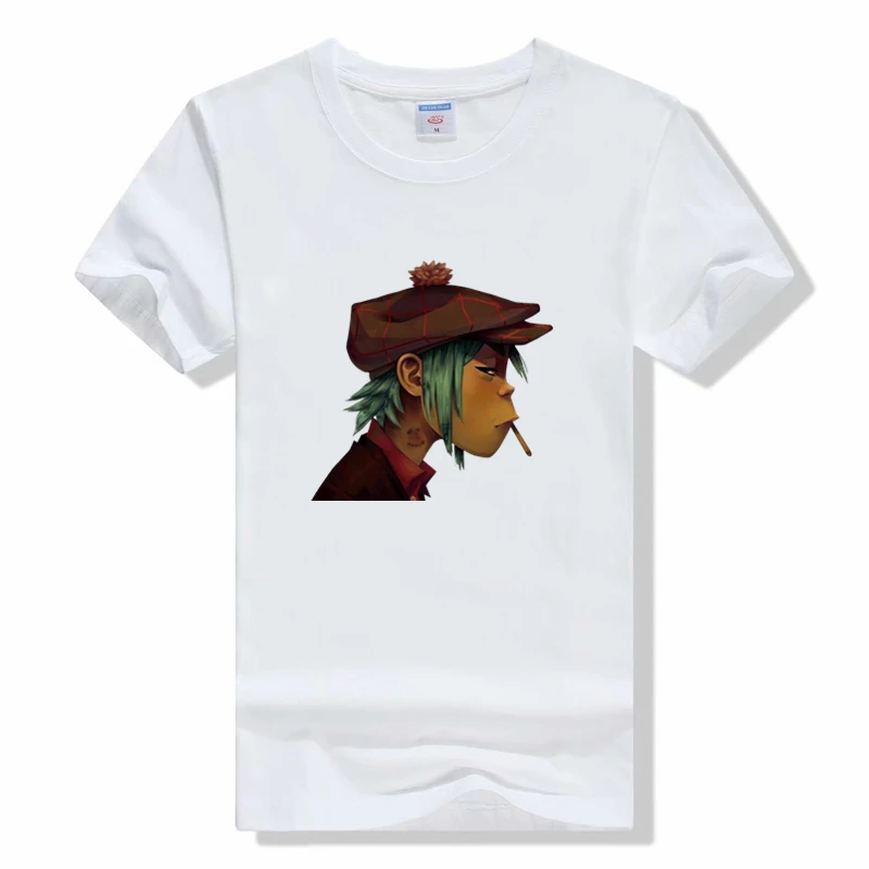 Модные мужские футболки с музыкальной группой Gorillaz Crazy Demon Days из чистого хлопка