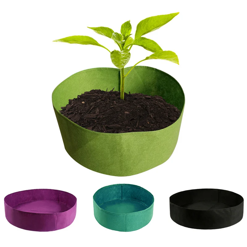 

Фетровая сумка для выращивания растений, фетровый уличный цветочный горшок, утолщенная садовая сумка для выращивания цветов, товары для са...