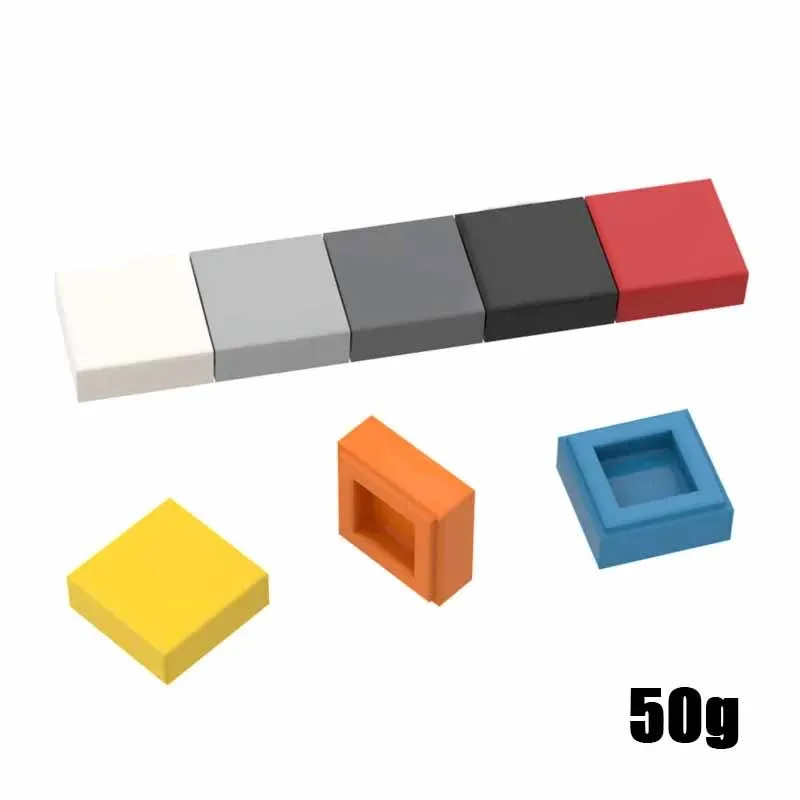 Конструктор MOC 50 г 3070 плитки 1x1 детали совместимые с кирпичом сделай сам сборные