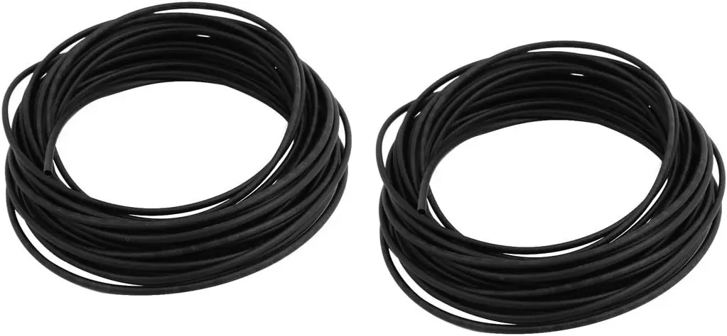 

Keszoox 2pcs 1.5mm Dia 2:1 Heat Shrink Tubing Tube Sleeving Wire Cable Black 10M Length