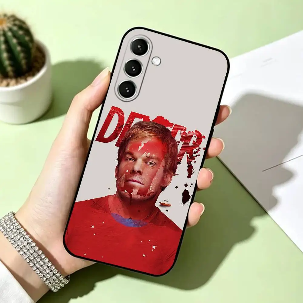 Чехол для телефона D-Dexter Morgan, черный, силиконовый, мягкий, для Samsung Galaxy A73, A72, A71, A70, A53, A52, A51 (art.: 3920daaa972bd) - 3920daaa972bd