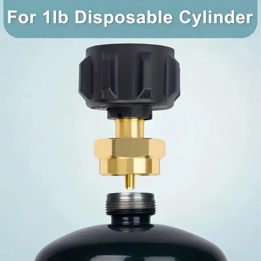 1 шт. адаптер для заправки пропана фунт бутылки от резервуара 20 фунтов простой в