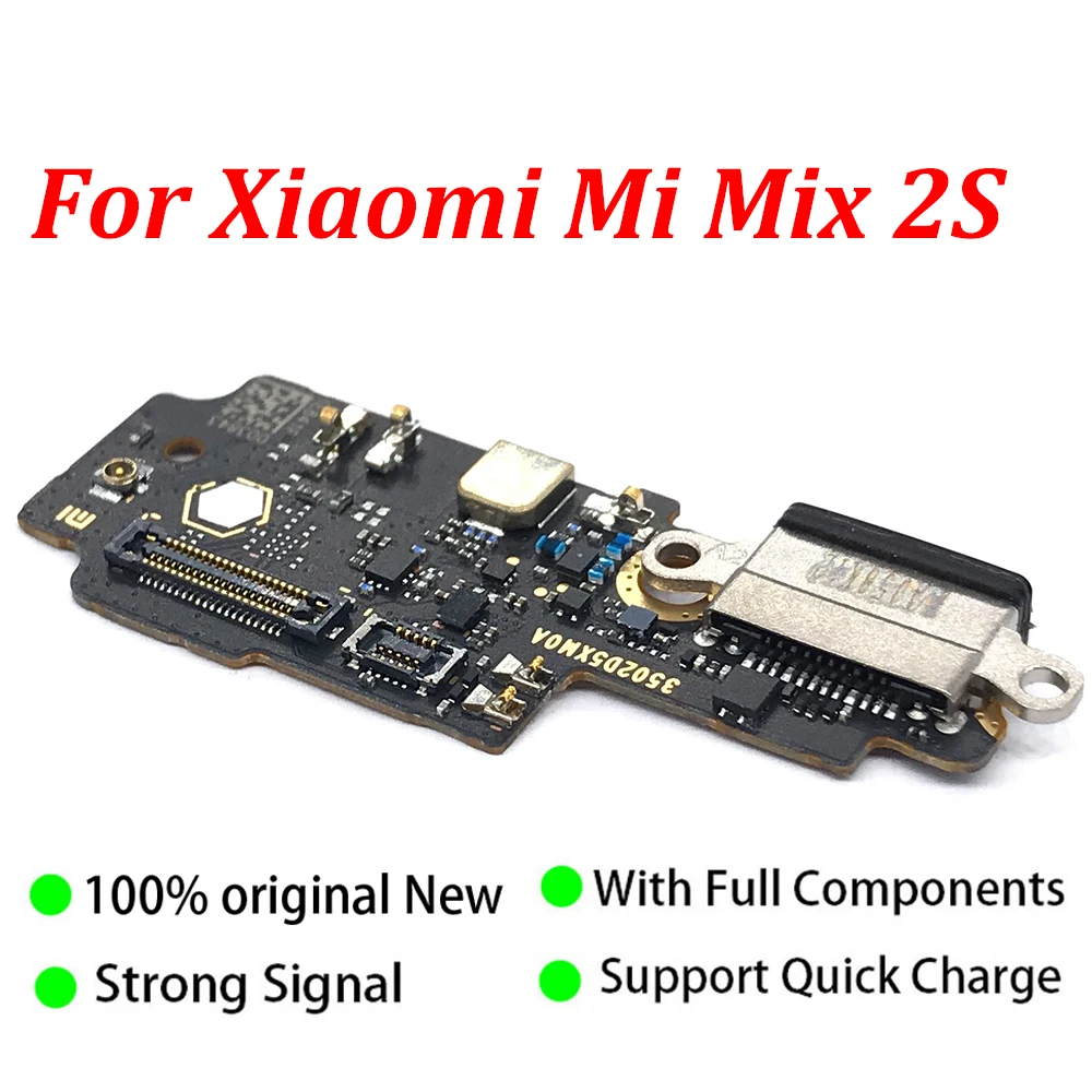 100% Оригинальный зарядный порт для Xiaomi Mi Mix 2S Mix2s зарядная Плата USB док-станция
