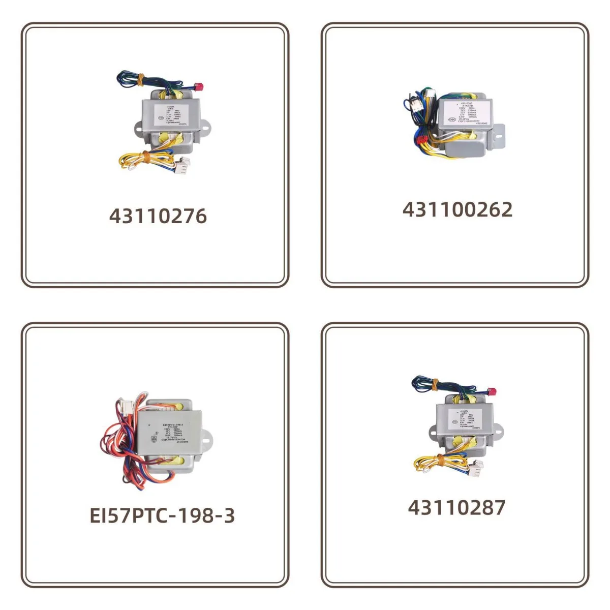

4311024001 43110232 43110251 43110252 Φ/431100262-3 Φ 198 57x35A 43110287 431100262