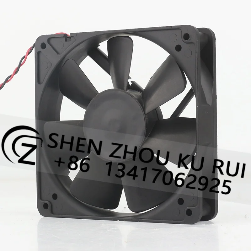 Фото Новый вентилятор охлаждения NMB 5V 12V 48V DC 24V 0.16A AC EC 12025 4710NL-05W-B30, 120X120X25ММ, 12СМ, с двойным шарикоподшипником, для преобразователей частоты №4