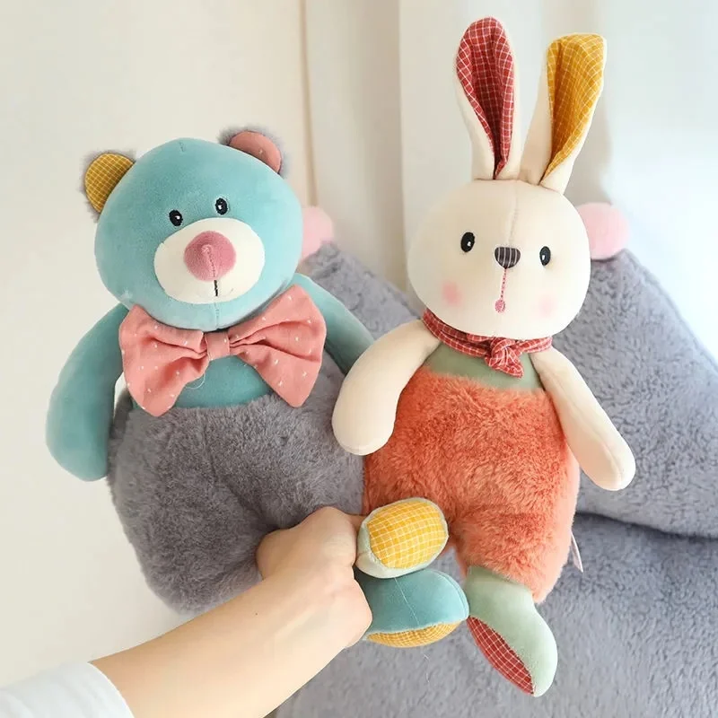 

Cute Forest Animal Plush Toys Stuffed Soft Rabbit Bear koala Goose Pillow Doll For Children Kids Birthday Gifts Home Decoration