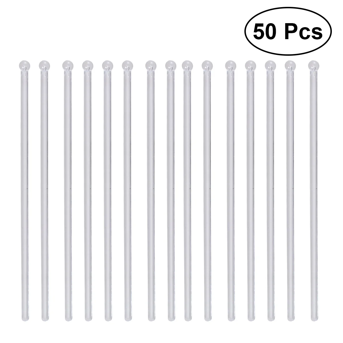 50 шт. прозрачный бар для коктейлей и напитков пластиковые палочки перемешивания