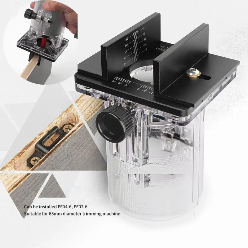 

Milling Cutter 2 In 1 Slotted Bracket Invisible Fasteners Wardrobe Cupboard Panel Punch Locator For Trimming Machine With Scale