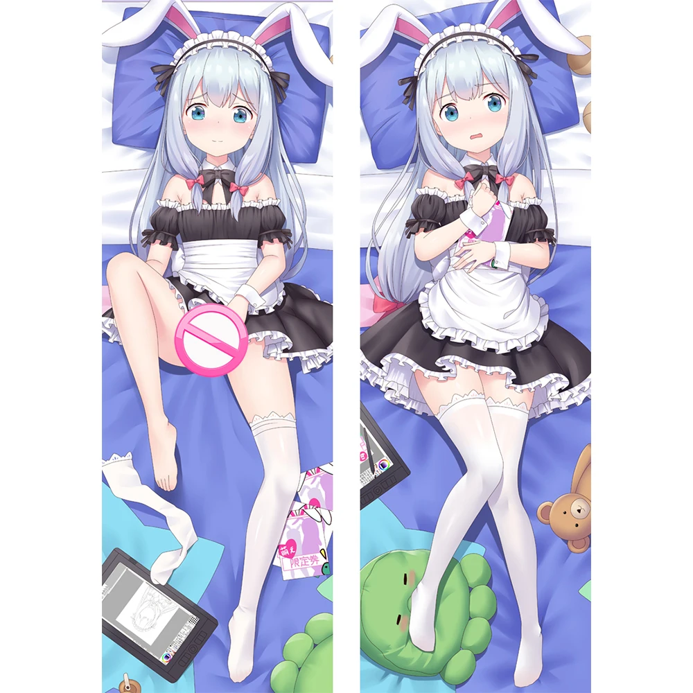 Аниме эроманга-сенсей Обложка Izumi Sagiri Dakimakura для косплея обнимающее тело