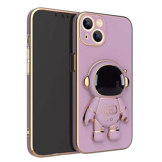 

2022NEW Telescopic Stand Holder plating case for iphone 13 12 11 pro max x xr xs max 7 8plus SE Case protective phone holder