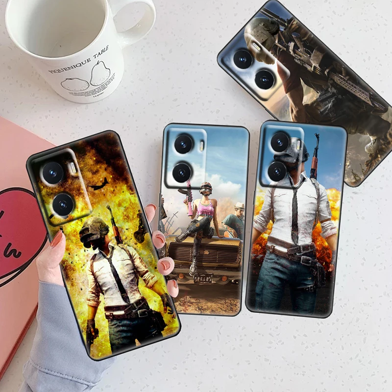 Игра PUBG для OPPO A74 A72 A53 Reno 7 6 5 4 2 Find X3 X2 Z Lite Neo Pro Plus SE, черный телефон