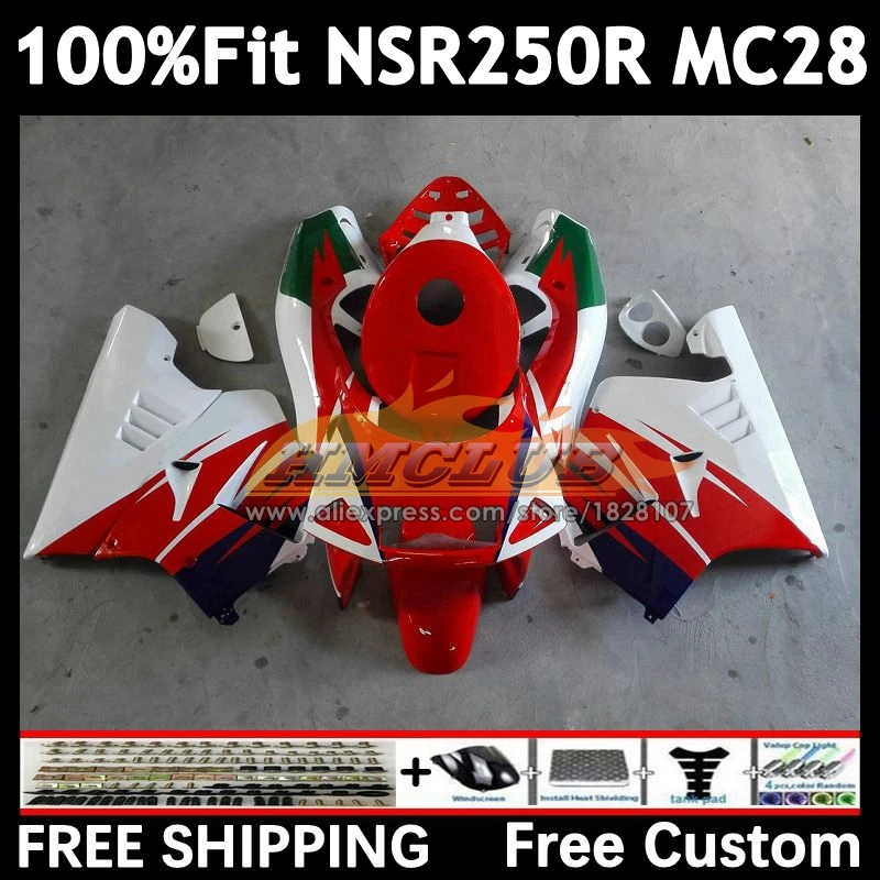 Впрыск для HONDA MC28 NSR250R 94 95 96 97 99 95No.8 красный белый NSR 250 250R NSR250 R 1994 1995 1996 1997 1998 1999